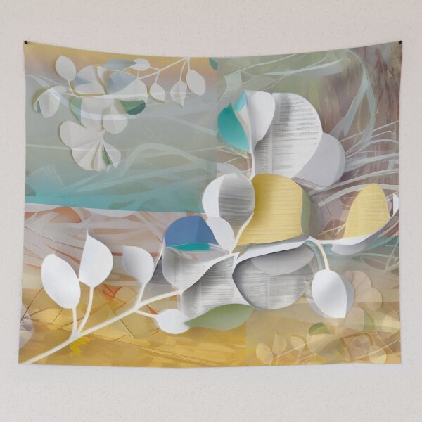Item preview, Delicado collage floral designed and sold by Dana Roper.