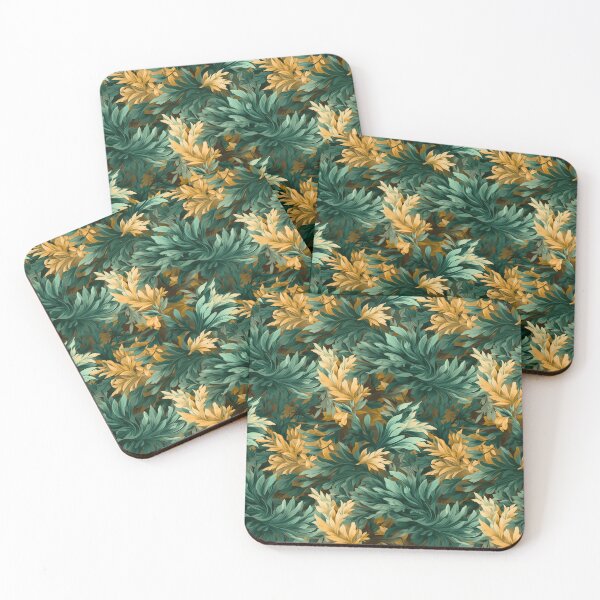 Item preview, Forest Flame Bush - Vibrant Nature Art by Pattern Stream designed and sold by PatternStream.