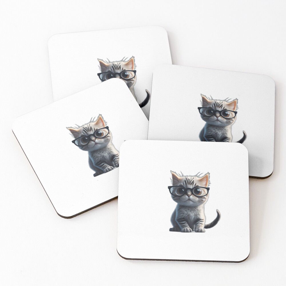 Artikel-Vorschau von Untersetzer (4er Set), designt und verkauft von TheStickerPatch.