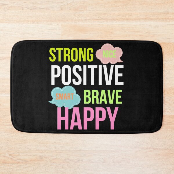 Item preview, Strong Nice Positive Smart Brave Happy BOY GIRL MAN WOMEN designed and sold by BoomBoomBaby.