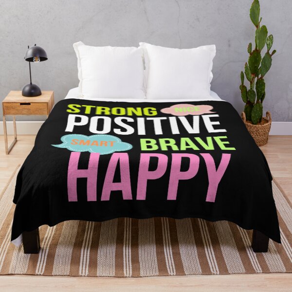 Item preview, Strong Nice Positive Smart Brave Happy BOY GIRL MAN WOMEN designed and sold by BoomBoomBaby.