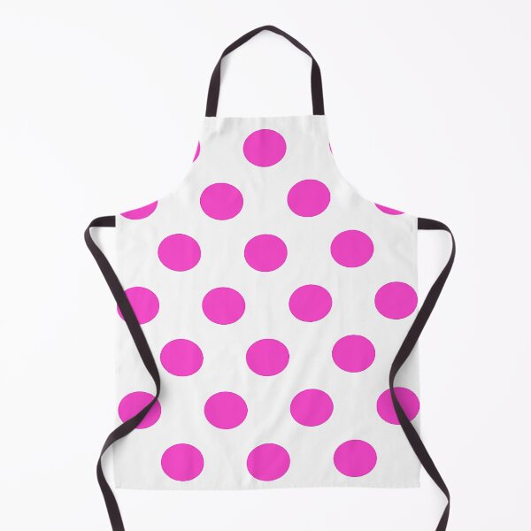 Item preview, Large HOT PINK and WHITE POLKA DOTS designed and sold by RachelMacht.