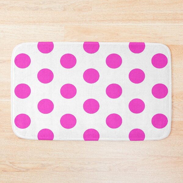 Item preview, Large HOT PINK and WHITE POLKA DOTS designed and sold by RachelMacht.