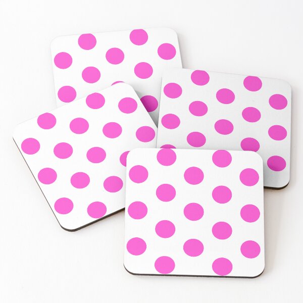 Item preview, Large HOT PINK and WHITE POLKA DOTS designed and sold by RachelMacht.