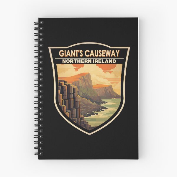 Item preview, Giants Causeway Northern Ireland Travel Art Badge designed and sold by KrisSidDesigns.