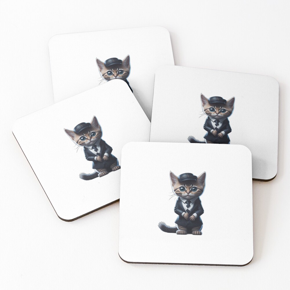 Artikel-Vorschau von Untersetzer (4er Set), designt und verkauft von TheStickerPatch.