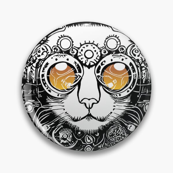Item preview, Steampunk Cat designed and sold by Promptified.