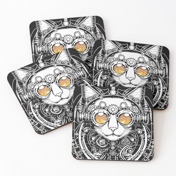 Item preview, Steampunk Cat designed and sold by Promptified.