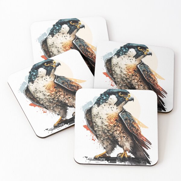 Item preview, Peregrine Falcon, Fastest Bird in the World, It Can Reach Speeds of Up 240 Miles designed and sold by MVDigitalArt.