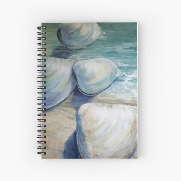 Item preview, Clam Shells on Revere Beach designed and sold by Heather Stivison Art.