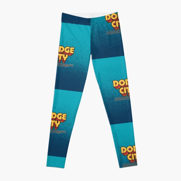 Dodge City, Kansas | Retro Stripes Leggings