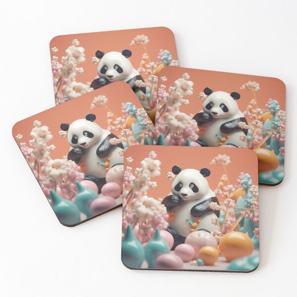 Item preview, Panda in a colorful environment designed and sold by PoppinArtFox.