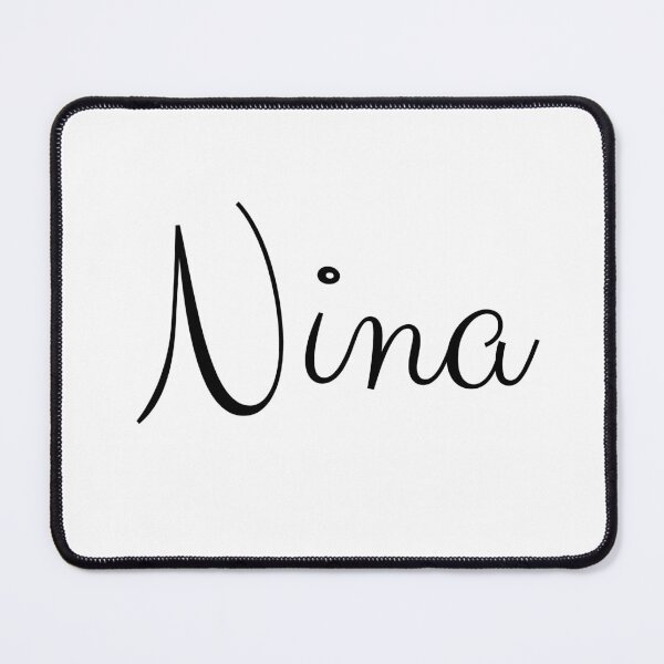 Item preview, Nina name written in nice simple font designed and sold by HaberkaDesign.