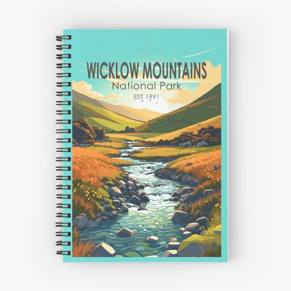 Item preview, Wicklow Mountains National Park River Travel Art Vintage designed and sold by KrisSidDesigns.