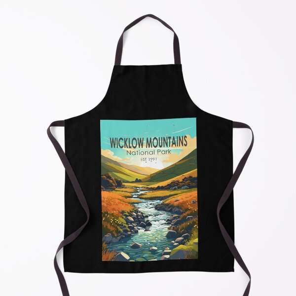 Item preview, Wicklow Mountains National Park River Travel Art Vintage designed and sold by KrisSidDesigns.