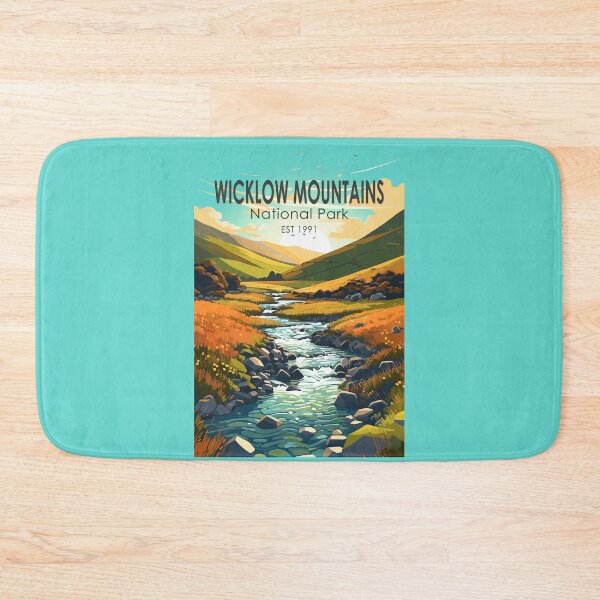 Item preview, Wicklow Mountains National Park River Travel Art Vintage designed and sold by KrisSidDesigns.