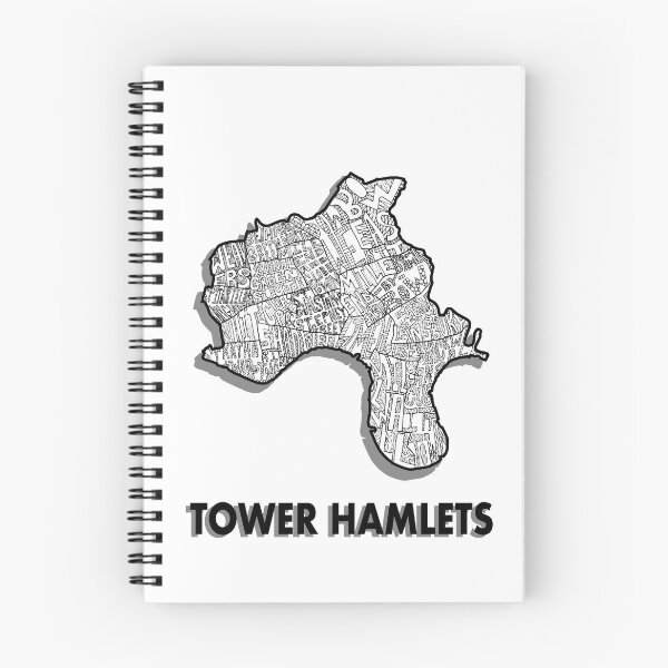 Item preview, Tower Hamlets - London Boroughs designed and sold by damnfinecuppa.