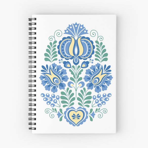 Item preview, Moravian Folk Design Blue designed and sold by Barbara Pixton.