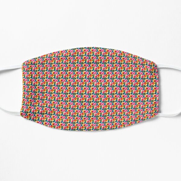 Flower Pattern "April" Flat Mask