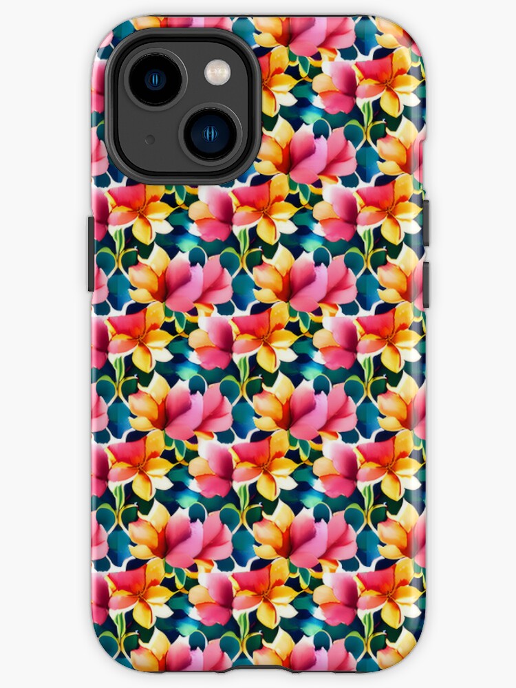 iPhone Case, Flower Pattern "April" designed and sold by Patterns For Products