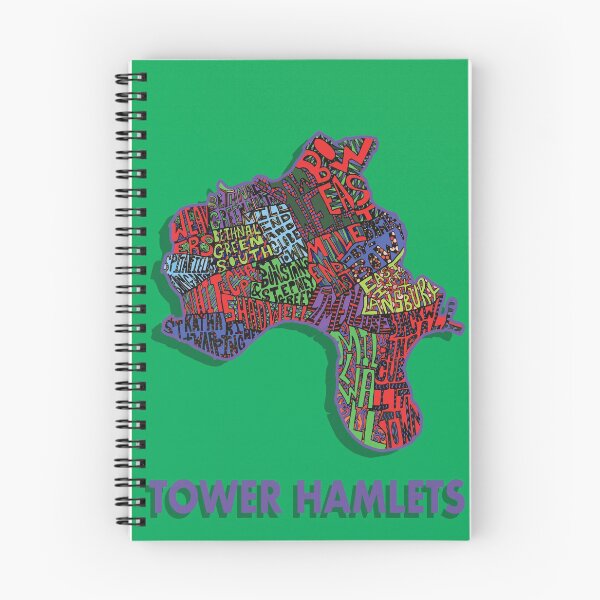 Item preview, Tower Hamlets - London Boroughs designed and sold by damnfinecuppa.