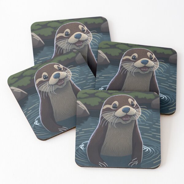 Item preview, Otter in water designed and sold by charmz2017.