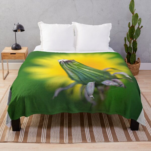 Item preview, Yellow dandelion on green background designed and sold by olena2552.