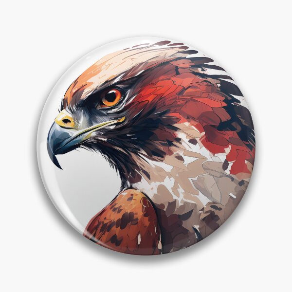 Artikelvorschau, Red-tailed Hawk is Known for its Keen Eyesight and Hunting Abilities entworfen und verkauft von MVDigitalArt.