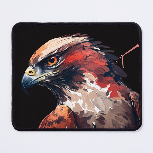 Item preview, Red-tailed Hawk is Known for its Keen Eyesight and Hunting Abilities designed and sold by MVDigitalArt.