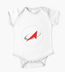 Roscosmos Emblem - Without Text Short Sleeve Baby One-Piece