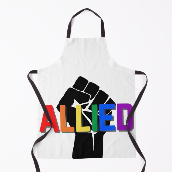 Item preview, Allies Fist in the Air. LGBTQ Ally Pride designed and sold by Subtle Pride Shop.
