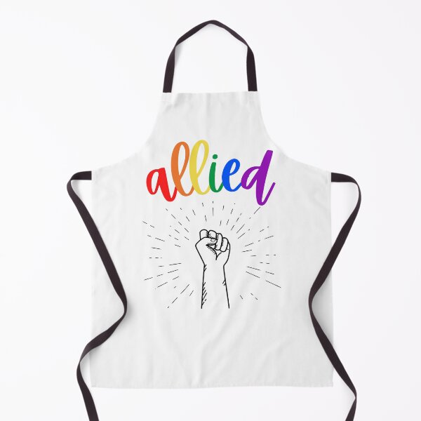 Item preview, Allies Fist in the Air. LGBTQ Ally Pride designed and sold by Subtle Pride Shop.