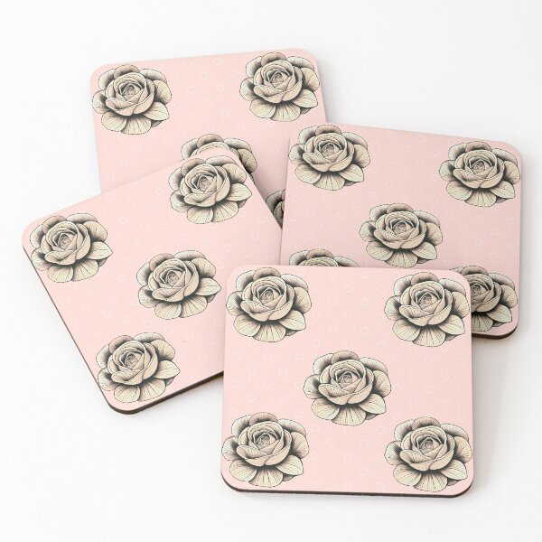 Item preview, Antique Cabbage Rose Print designed and sold by ParadoxJane.