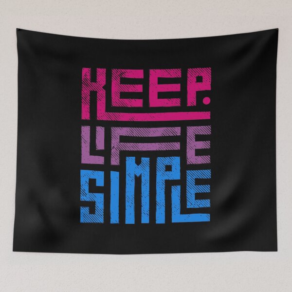 Item preview, Keep Life Simple Bi. Bisexual Pride designed and sold by Subtle Pride Shop.