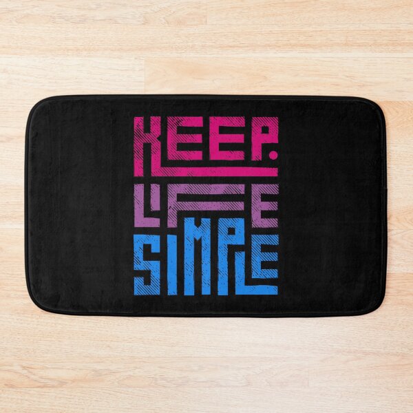 Item preview, Keep Life Simple Bi. Bisexual Pride designed and sold by Subtle Pride Shop.