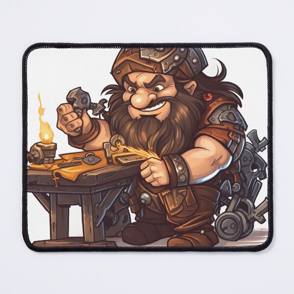 Item preview, Dwarf at Work designed and sold by PyramidSchmear.