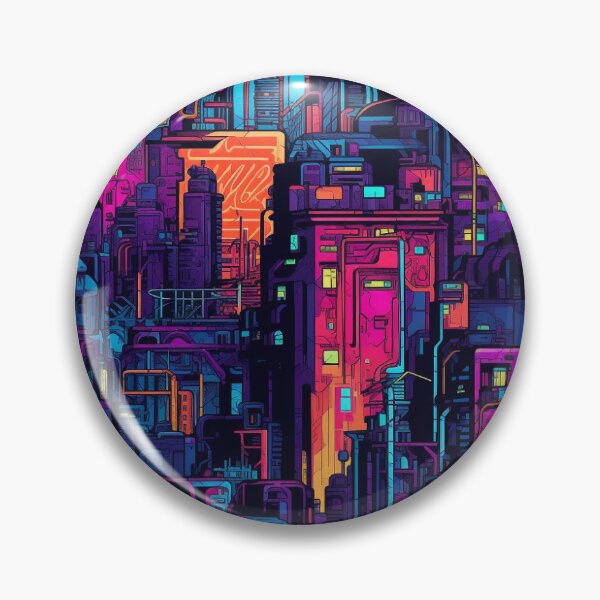 Item preview, Get Dripped Out in Cyber City Style - Cyber Drip City by Pattern Stream designed and sold by PatternStream.