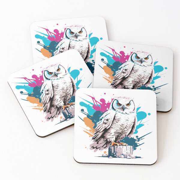 Item preview, Snowy Owl, a Bird of Prey and Silent flight designed and sold by MVDigitalArt.