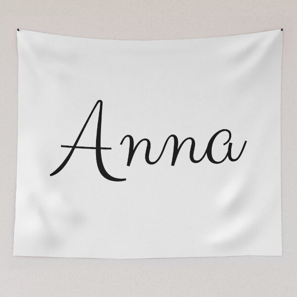 Item preview, Anna name written in nice simple font designed and sold by HaberkaDesign.