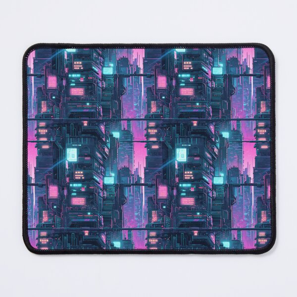 Item preview, Cyber Mist - Futuristic Abstract Art Print by Pattern Stream designed and sold by PatternStream.