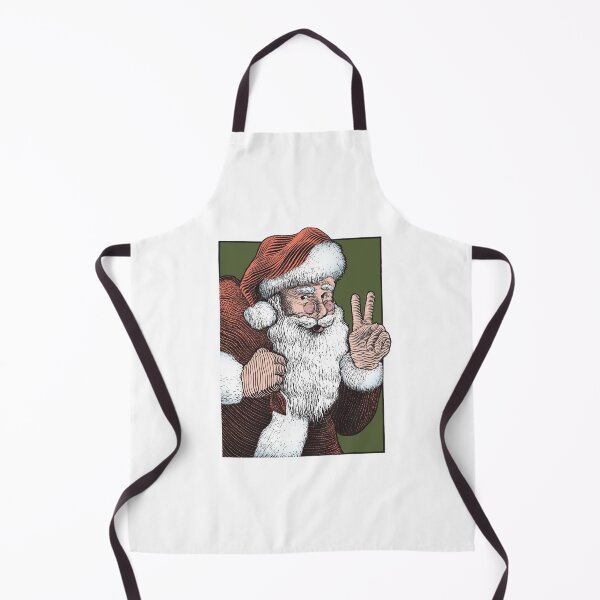 Item preview, Vintage Santa Claus gives the Peace Sign designed and sold by jeff-jones.