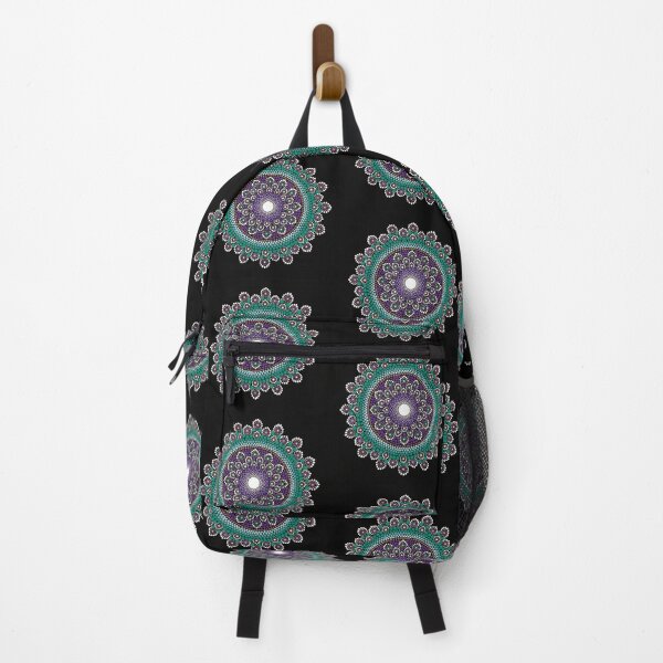 Item preview, Dot Mandala Art Purple and Teal designed and sold by Jennifer Sharkey.