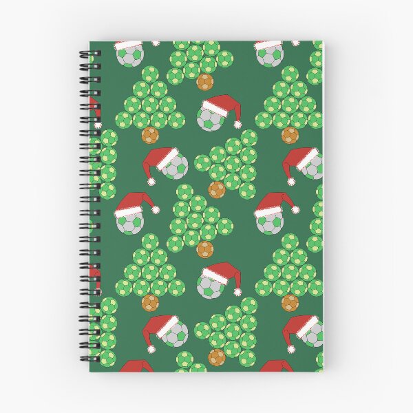 Item preview, Soccer Ball Christmas Tree Santa Hats Pattern designed and sold by BartholGraphics.