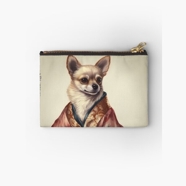 Item preview,  Chihuahua Dog In Japanese Kimono Robe Illustration designed and sold by ImaginariumTees.