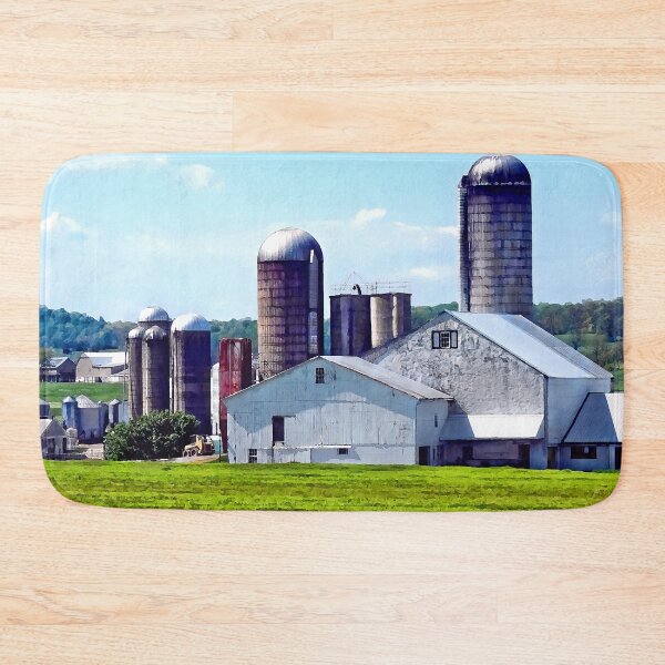 Item preview, Pennsylvania Farm With Silos designed and sold by Susan Savad.