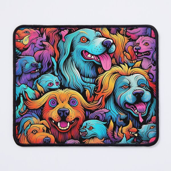 Item preview, Abstract Graffiti Dogs Pattern designed and sold by Desfix.