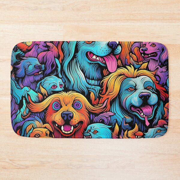 Item preview, Abstract Graffiti Dogs Pattern designed and sold by Desfix.