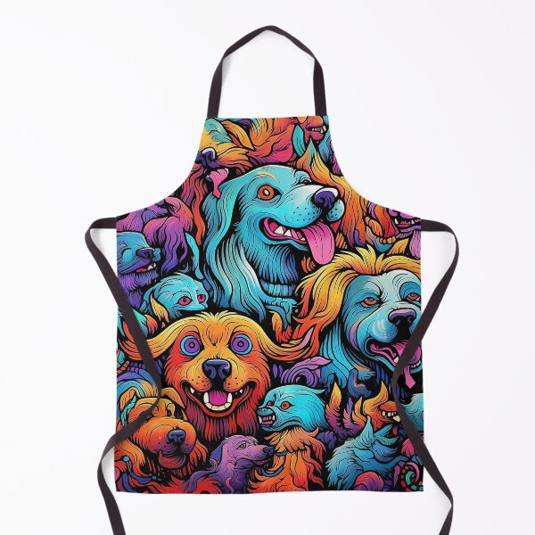 Item preview, Abstract Graffiti Dogs Pattern designed and sold by Desfix.