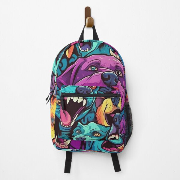Item preview, Abstract Graffiti Angry Dogs Pattern designed and sold by Desfix.