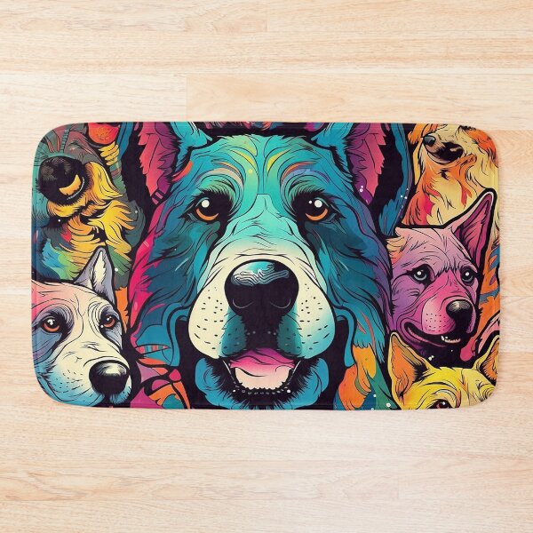 Item preview, Abstract Graffiti Dogs Pattern designed and sold by Desfix.